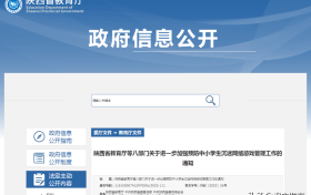 事關(guān)中小學(xué)生！陜西八部門最新通知！縮略圖