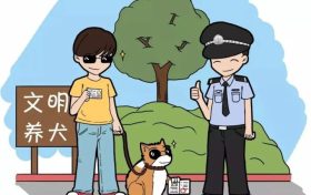 罰款300元！遛狗未拴繩，略陽公安開出首張罰單縮略圖