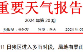 進(jìn)入多雨時(shí)段，局地暴雨或大暴雨！漢臺(tái)發(fā)布重要天氣報(bào)告→縮略圖