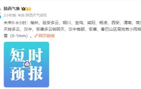 陜西最新預(yù)報(bào)：雨雪天氣要來了！縮略圖