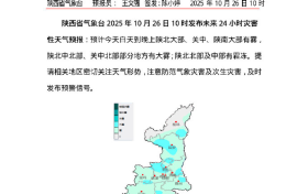 霜凍預警！平均氣溫下降4-6℃！陜西發(fā)布未來多日天氣預報→縮略圖